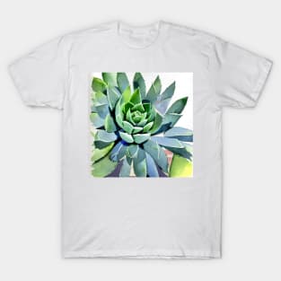 Watercolor succulent T-Shirt